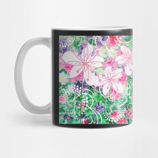 Joyful White Flowers by Jan Marvin Mug